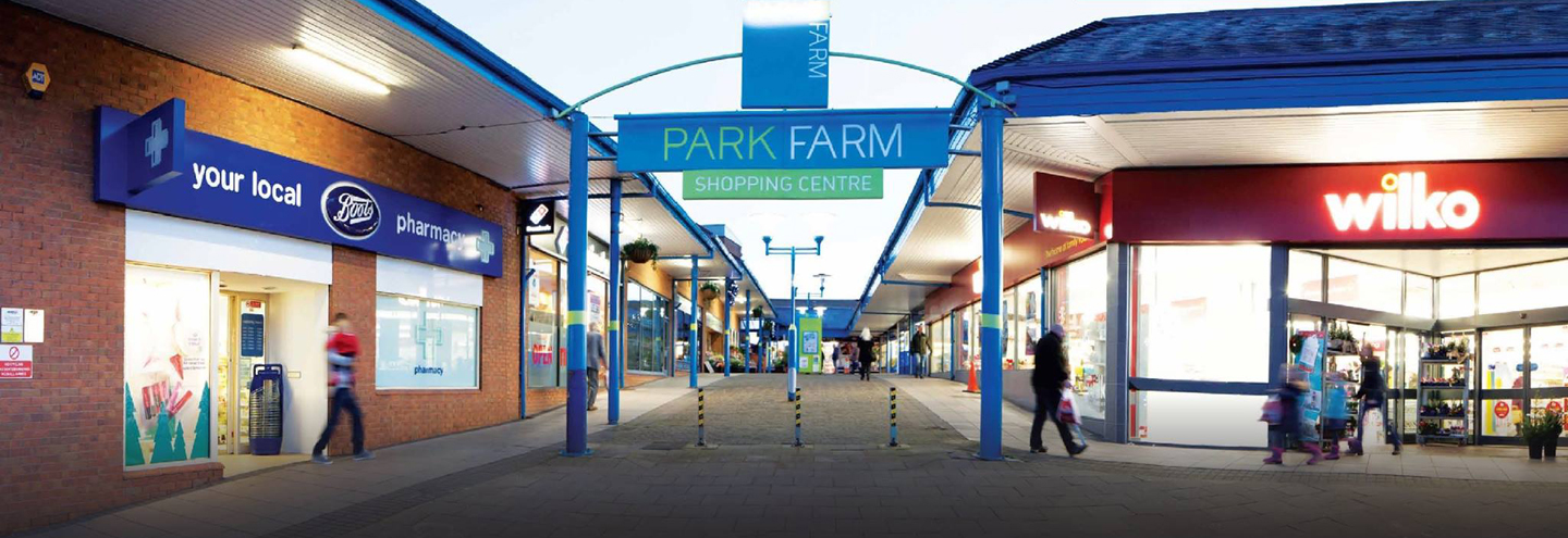 Items available at  Park Farm Shopping Centre