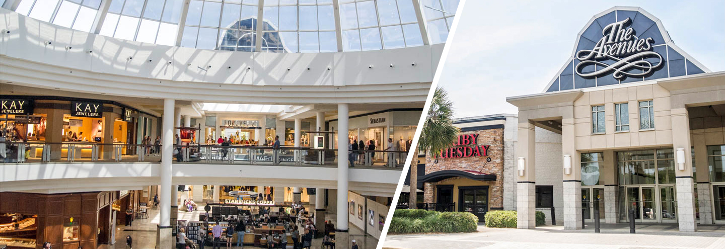 The Avenues, Jacksonville: location, fashion stores, opening hours